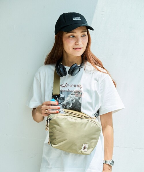 COBMASTER（コブマスター）の「Cobmaster/コブマスター KOOLTHING SOFT COOLER BAG 5L ウェアラブルクーラーバッグ（ショルダーバッグ・メンズ・ベージュ/ブラック/オレンジ・ONE SIZE）」の16枚目の写真