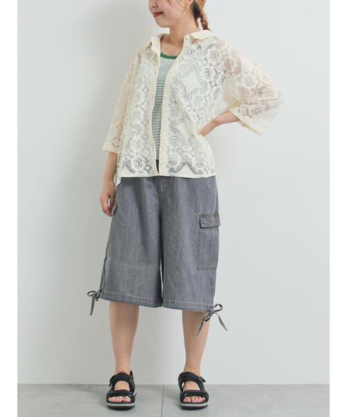 SM2(エスエムツー)の「レースシャツ(シャツ/ブラウス・レディース・オレンジ/ブラウン/グリーン/クリーム/ブラック・F)」の14枚目の写真