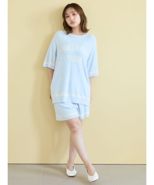 スタバ　ジェラピケ　カットソーシャツ　ショートパンツ　ルームウェア スタバ ジェラピケ カットソーシャツ ショートパンツ ルームウェア