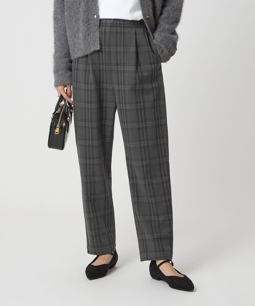 green label relaxing（グリーンレーベルリラクシング）の「［size SHORT/TALLあり］オルマイ ウラキモウ テーパード パンツ（その他パンツ・レディース・オフホワイト/ブラック/その他2/その他1/モカ/ベージュ・TALL/44/42/40/38/36/34/SHORT）」の5枚目の写真