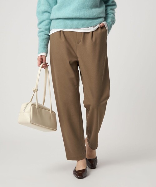 green label relaxing（グリーンレーベルリラクシング）の「［size SHORT/TALLあり］オルマイ ウラキモウ テーパード パンツ（その他パンツ・レディース・オフホワイト/ブラック/その他2/その他1/モカ/ベージュ・TALL/44/42/40/38/36/34/SHORT）」の3枚目の写真