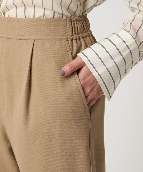 green label relaxing（グリーンレーベルリラクシング）の「［size SHORT/TALLあり］オルマイ ウラキモウ テーパード パンツ（その他パンツ・レディース・オフホワイト/ブラック/その他2/その他1/モカ/ベージュ・TALL/44/42/40/38/36/34/SHORT）」の17枚目の写真