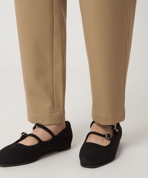 green label relaxing（グリーンレーベルリラクシング）の「［size SHORT/TALLあり］オルマイ ウラキモウ テーパード パンツ（その他パンツ・レディース・オフホワイト/ブラック/その他2/その他1/モカ/ベージュ・TALL/44/42/40/38/36/34/SHORT）」の16枚目の写真