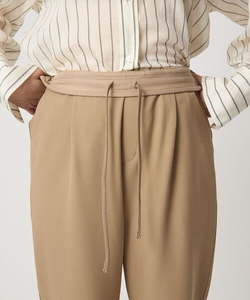 green label relaxing（グリーンレーベルリラクシング）の「［size SHORT/TALLあり］オルマイ ウラキモウ テーパード パンツ（その他パンツ・レディース・オフホワイト/ブラック/その他2/その他1/モカ/ベージュ・TALL/44/42/40/38/36/34/SHORT）」の15枚目の写真