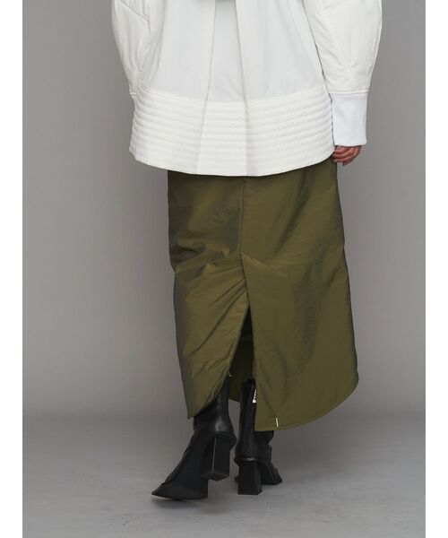 UN3D.（アンスリード）の「ARMOR HEM TIGHT SKIRT【セットアップ着用可能】 / アーマーヘムタイトスカート（スカート・レディース・キャメル/ブラック/カーキ・36/38）」の11枚目の写真