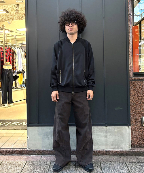 NVRFRGT(ネヴァーフォーゲット)の「NVRFRGT / ネヴァーフォーゲット 3D TWISTED WIDE LEG JEANS DARK(デニムパンツ・メンズ・チャコールグレー/ブラウン・1/2/3)」の11枚目の写真