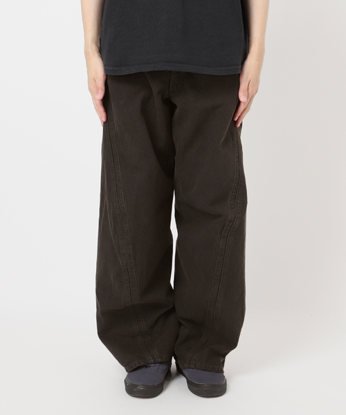 NVRFRGT(ネヴァーフォーゲット)の「NVRFRGT / ネヴァーフォーゲット 3D TWISTED WIDE LEG JEANS DARK(デニムパンツ・メンズ・チャコールグレー/ブラウン・1/2/3)」の16枚目の写真