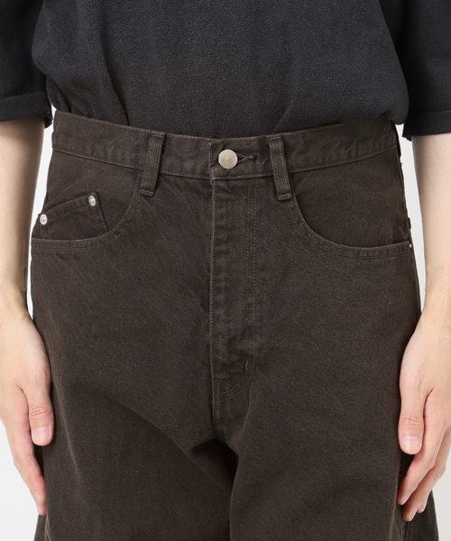 NVRFRGT(ネヴァーフォーゲット)の「NVRFRGT / ネヴァーフォーゲット 3D TWISTED WIDE LEG JEANS DARK(デニムパンツ・メンズ・チャコールグレー/ブラウン・1/2/3)」の21枚目の写真
