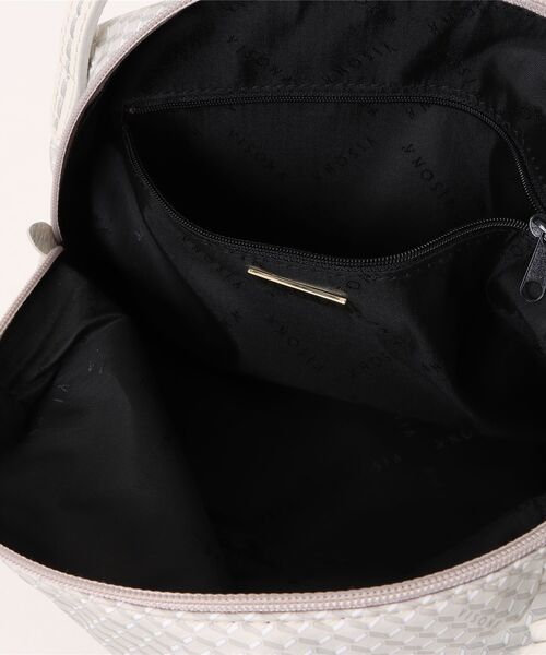 SAC'S BARJean（サックスバージーン）の「【VISONA/ヴィソナ】 HAND BAG（ハンドバッグ・レディース・スカイブルー/グレイッシュベージュ/ブルー/ベージュ系その他/ブラック/レッド・FREE）」の8枚目の写真