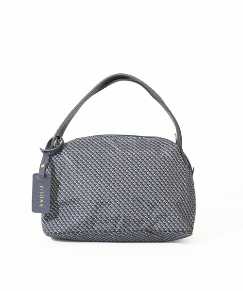 SAC'S BARJean（サックスバージーン）の「【VISONA/ヴィソナ】 HAND BAG（ハンドバッグ・レディース・スカイブルー/グレイッシュベージュ/ブルー/ベージュ系その他/ブラック/レッド・FREE）」の5枚目の写真