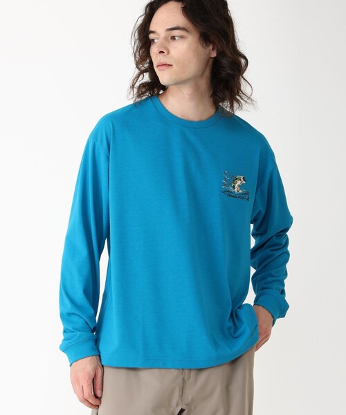 Columbia／メンズ バーンノベル グラフィック ロングスリーブTシャツ