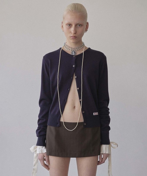 SCULPTOR（スカルプター）の「My Go To Cardigan（カーディガン/ボレロ・レディース・ネイビー/ブラック/グレー/レッド・MEDIUM/SMALL）」の4枚目の写真