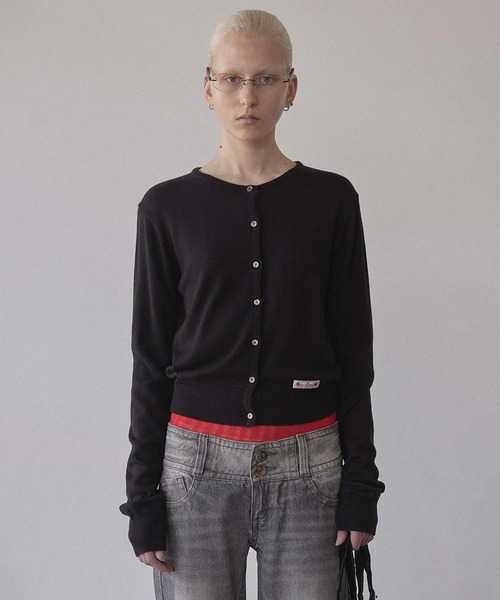 SCULPTOR（スカルプター）の「My Go To Cardigan（カーディガン/ボレロ・レディース・ネイビー/ブラック/グレー/レッド・MEDIUM/SMALL）」の5枚目の写真