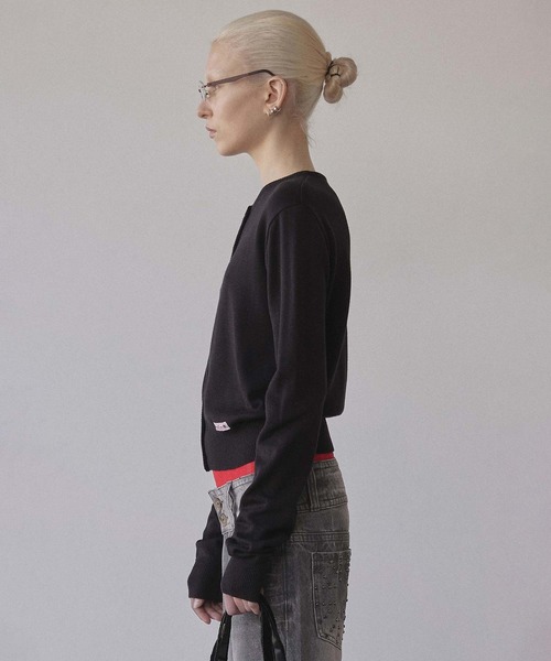 SCULPTOR（スカルプター）の「My Go To Cardigan（カーディガン/ボレロ・レディース・ネイビー/ブラック/グレー/レッド・MEDIUM/SMALL）」の7枚目の写真