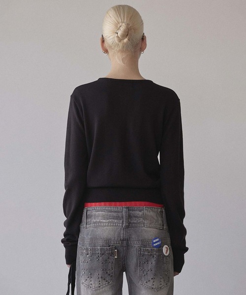 SCULPTOR（スカルプター）の「My Go To Cardigan（カーディガン/ボレロ・レディース・ネイビー/ブラック/グレー/レッド・MEDIUM/SMALL）」の21枚目の写真