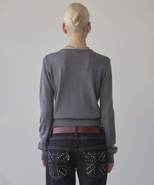 SCULPTOR（スカルプター）の「My Go To Cardigan（カーディガン/ボレロ・レディース・ネイビー/ブラック/グレー/レッド・MEDIUM/SMALL）」の9枚目の写真