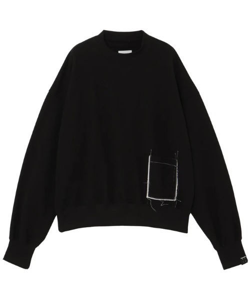 SISE（シセ）の「SISE CREW POCKET SWEAT（スウェット・メンズ・ブラック・MEDIUM）」の3枚目の写真