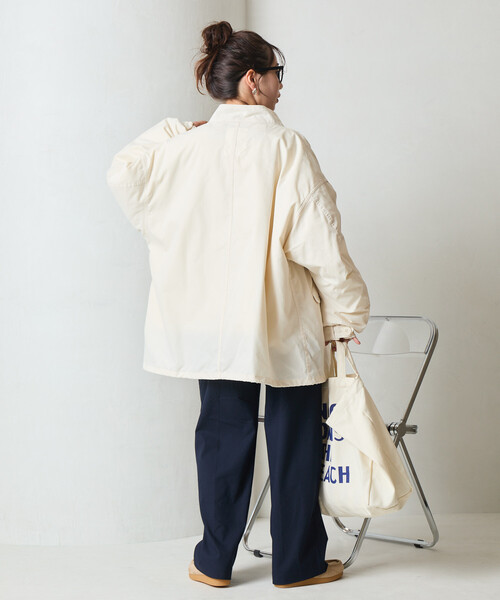 フリークスストアM65 ショートライナー　モッズセットコート　ベージュ FREAK'S STORE（フリークスストア） モッズコート コート 限定展開 M65