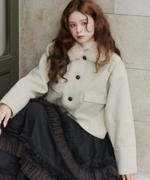 Olu. | フェイクウールショートアウター(その他アウター)