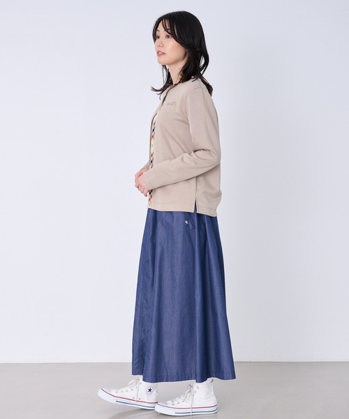 Arnold Palmer（アーノルドパーマー）の「カットポンチ コンパクトカーディガン（カーディガン/ボレロ・レディース・ネイビー/ライトベージュ/レッド・M/S/L）」の11枚目の写真