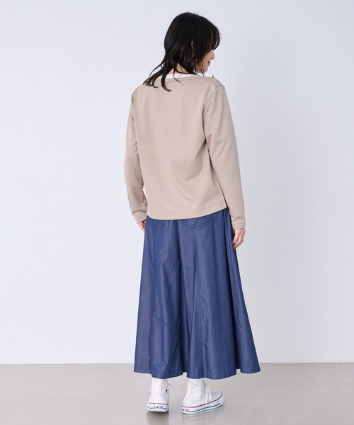 Arnold Palmer（アーノルドパーマー）の「カットポンチ コンパクトカーディガン（カーディガン/ボレロ・レディース・ネイビー/ライトベージュ/レッド・M/S/L）」の12枚目の写真