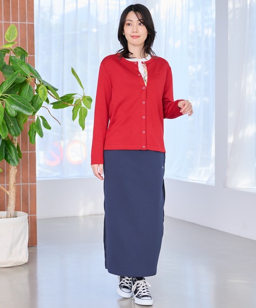 Arnold Palmer（アーノルドパーマー）の「カットポンチ コンパクトカーディガン（カーディガン/ボレロ・レディース・ネイビー/ライトベージュ/レッド・M/S/L）」の9枚目の写真