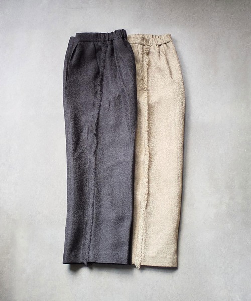 CHIGNON（シニヨン）の「(CHIGNON)TWEED FRINGE PT（その他パンツ・レディース・ブラック/ベージュ・ONE SIZE）」の4枚目の写真