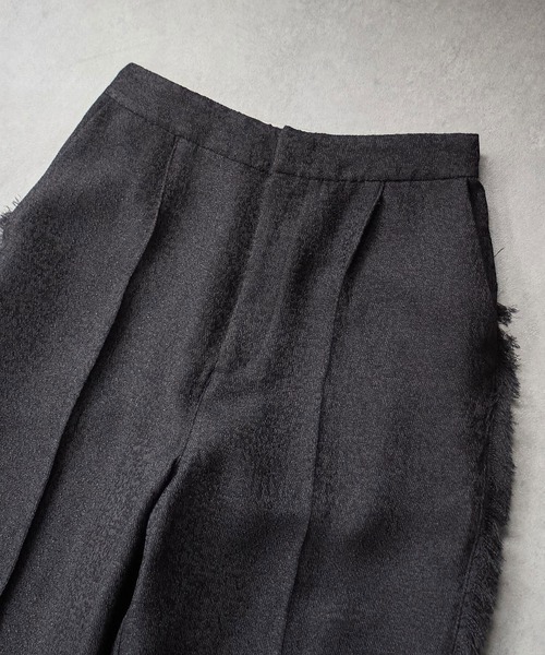 CHIGNON（シニヨン）の「(CHIGNON)TWEED FRINGE PT（その他パンツ・レディース・ブラック/ベージュ・ONE SIZE）」の8枚目の写真