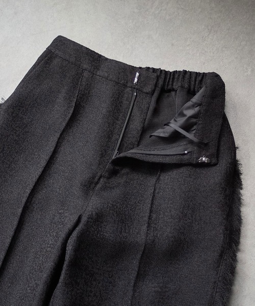 CHIGNON（シニヨン）の「(CHIGNON)TWEED FRINGE PT（その他パンツ・レディース・ブラック/ベージュ・ONE SIZE）」の10枚目の写真