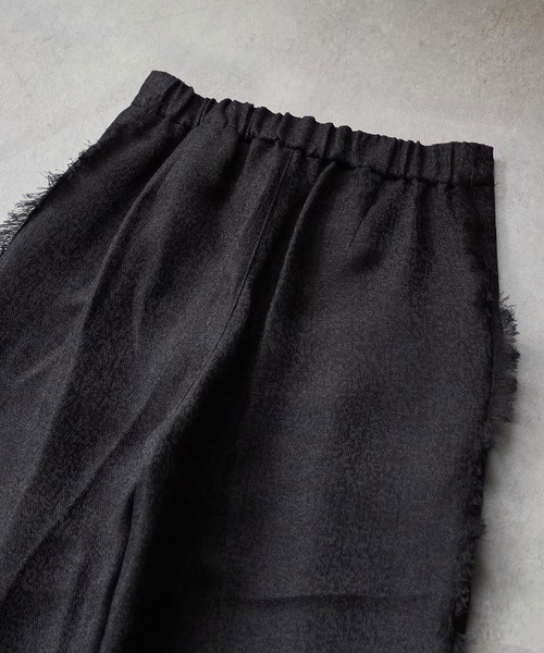 CHIGNON（シニヨン）の「(CHIGNON)TWEED FRINGE PT（その他パンツ・レディース・ブラック/ベージュ・ONE SIZE）」の12枚目の写真