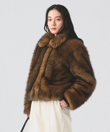 Ray BEAMS | フェイクファー ショート ブルゾン(ブルゾン)