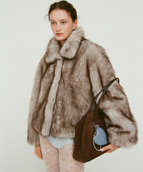 セール】フェイクファー ショート ブルゾン（ブルゾン）｜Ray BEAMS