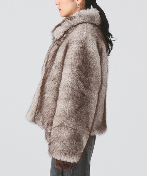 セール】フェイクファー ショート ブルゾン（ブルゾン）｜Ray BEAMS