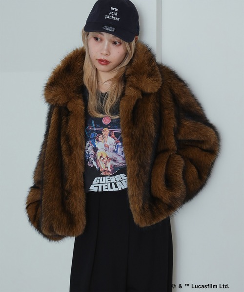 フェイクファー ショート ブルゾン（ブルゾン）｜Ray BEAMS（レイ