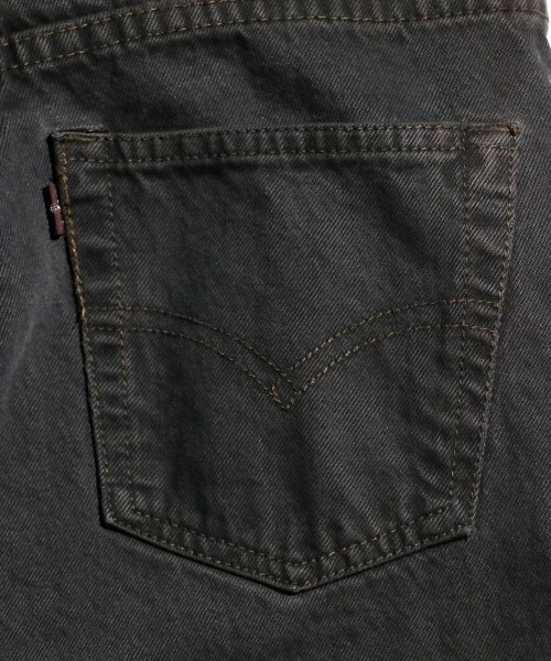 Levi's(リーバイス)の「THRIFTY LOOK スリフティルック / BLACK LEVIS 501 GOOD LENGTH PANTS GARMENT DYE(デニムパンツ・メンズ・ブラック・28inch/32inch/34inch/30 inch)」の5枚目の写真