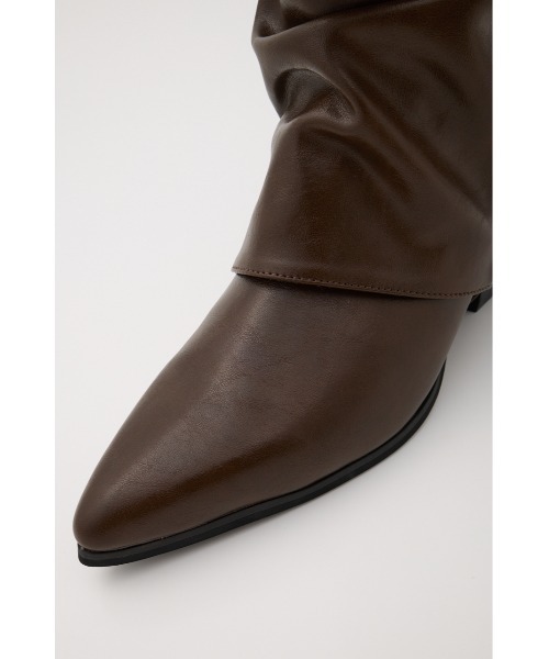 MOUSSY（マウジー）の「FRINGE COVER ブーツ（ブーツ・レディース・ブラウン・SMALL/LARGE/MEDIUM）」の15枚目の写真