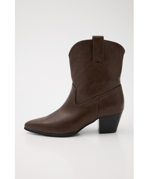 MOUSSY（マウジー）の「FRINGE COVER ブーツ（ブーツ・レディース・ブラウン・SMALL/LARGE/MEDIUM）」の6枚目の写真