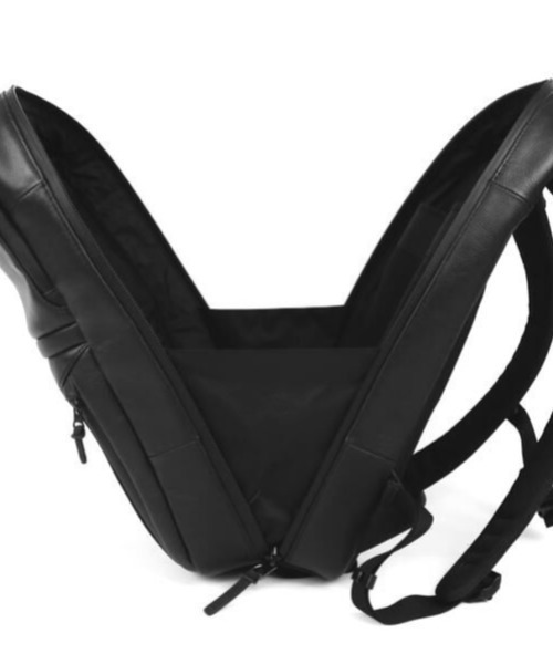 BROSKI AND SUPPLY（ブロスキーアンドサプライ）の「【BROSKI AND SUPPLY NEW ITEM】HUB5 / waterproof leather ビジネスバッグ（バックパック/リュック・メンズ・ネイビー/チャコールグレー・FREE）」の7枚目の写真