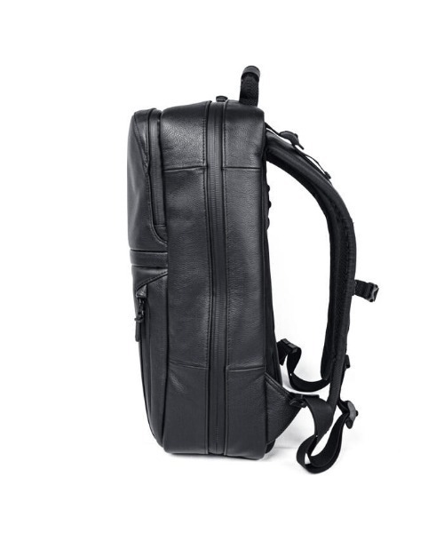 BROSKI AND SUPPLY（ブロスキーアンドサプライ）の「【BROSKI AND SUPPLY NEW ITEM】HUB5 / waterproof leather ビジネスバッグ（バックパック/リュック・メンズ・ネイビー/チャコールグレー・FREE）」の5枚目の写真