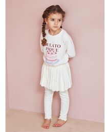 gelato pique（ジェラートピケ）の「【KIDS】ホイップクリームスカートレギンス（ルームウェア/パジャマ・キッズ）」