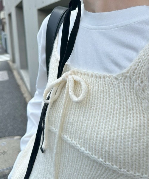 Alley Tokyo（アリートーキョー）の「ペプラムニットキャミ（その他トップス・レディース・レッド/オフホワイト/ブルー・FREE）」の9枚目の写真
