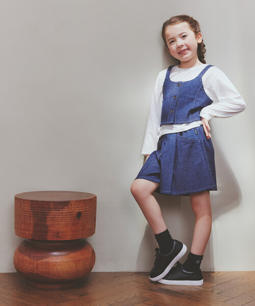 COMME CA ISM（コムサイズム）の「ビスチェセットTシャツ（Tシャツ/カットソー・キッズ・ネイビー・120cm/100cm/110cm/150cm/140cm/130cm）」の6枚目の写真