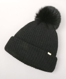 CA4LA カシラ　ニット帽　ブラック MIXED SS KNIT(ONESIZE BLACK): ニットキャップ｜帽子通販