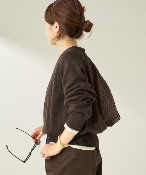 NEPLA. / ネプラ 別注 V ニット　plage plage（プラージュ）の「NEPLA. / ネプラ 別注 V ニット(ブラウン