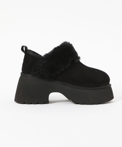 niko and...（ニコアンド）の「オリジナルフェイクムートンヒールシューズ（ブーツ・レディース・キャメル/ブラック・SMALL/MEDIUM/LARGE）」の12枚目の写真