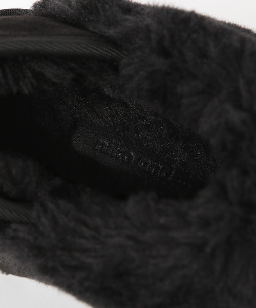 niko and...（ニコアンド）の「オリジナルフェイクムートンヒールシューズ（ブーツ・レディース・キャメル/ブラック・SMALL/MEDIUM/LARGE）」の16枚目の写真