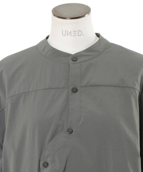 UN3D./アンスリード】PATTERN MIX SHIRT/パターンミックスシャツ