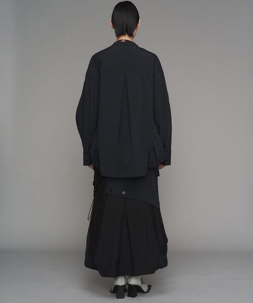 UN3D./アンスリード】PATTERN MIX SHIRT/パターンミックスシャツ