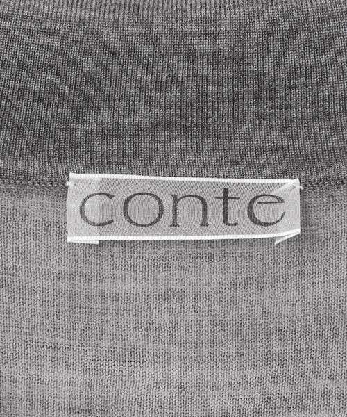 セール】＜conte＞シアー スキッパー プルオーバーニット（ニット