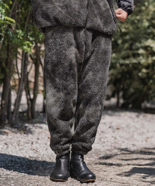 CAMBIO（カンビオ）の「mp14199-Monotone Marble Fake Fur Balloon Pants フェイクファーバルーンパンツ(A56125cmb)（その他パンツ・メンズ・ブラック/ブラウン・S/M/L）」の11枚目の写真